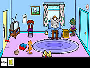 Garfield crazy rescue rajzfilm HTML5 jtk